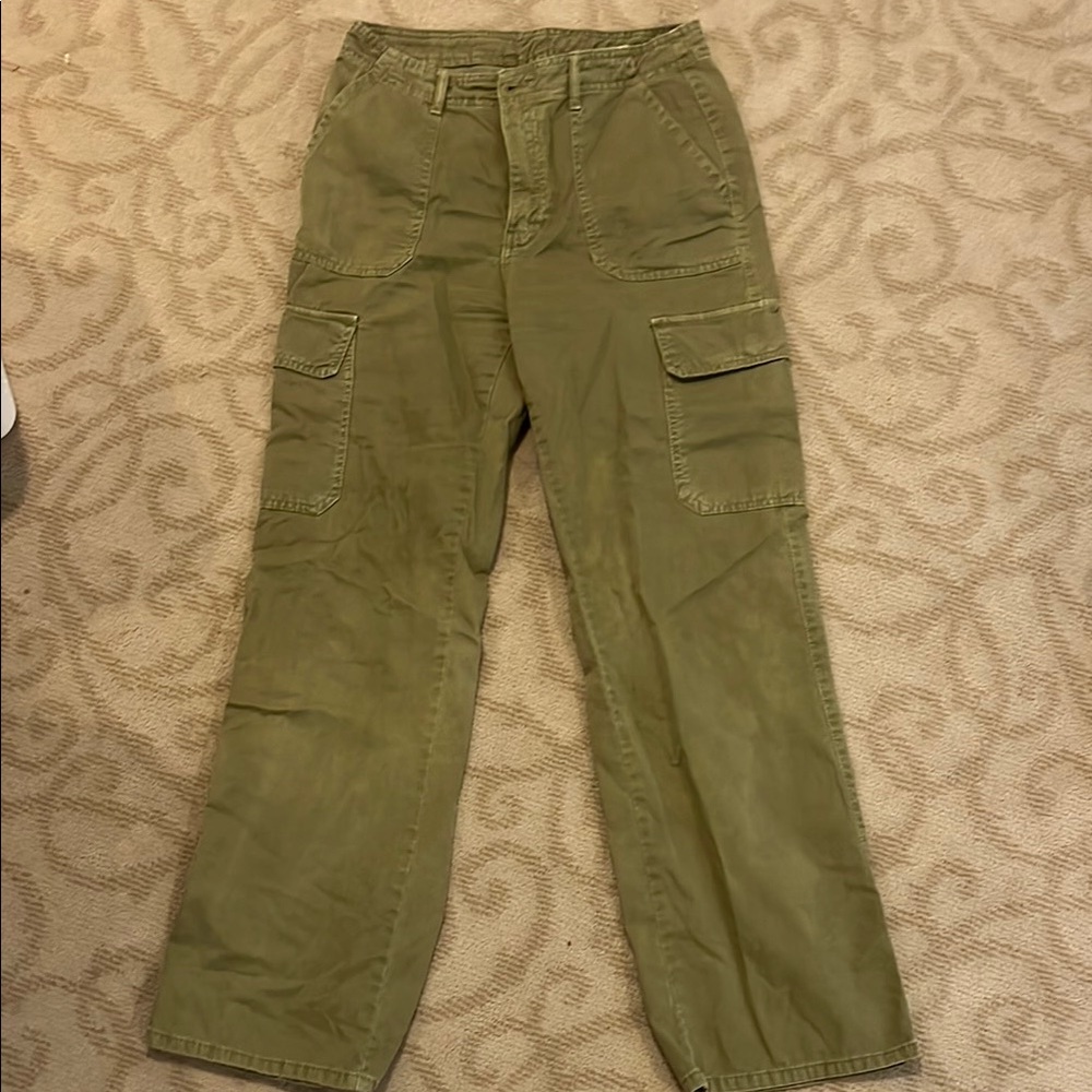 Women’s Olive Cargo Pants